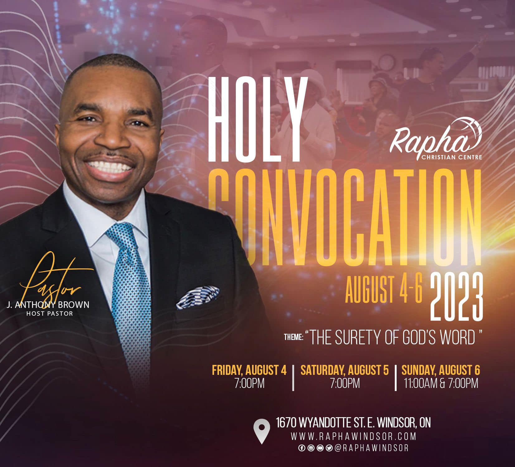 Rapha Christian Centre 2023 Convocation Graphic